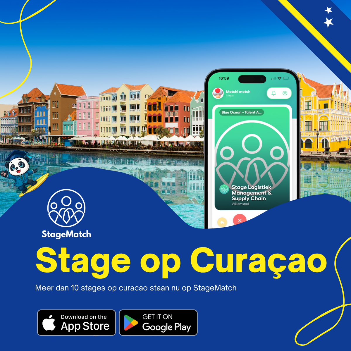 Nieuwe stages op Curaçao nu beschikbaar via StageMatch 🌴